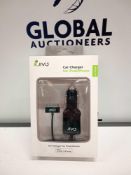 RRP £60 Lot To Contain 6 Boxed Jovi Car Charger For Ipod/Iphone