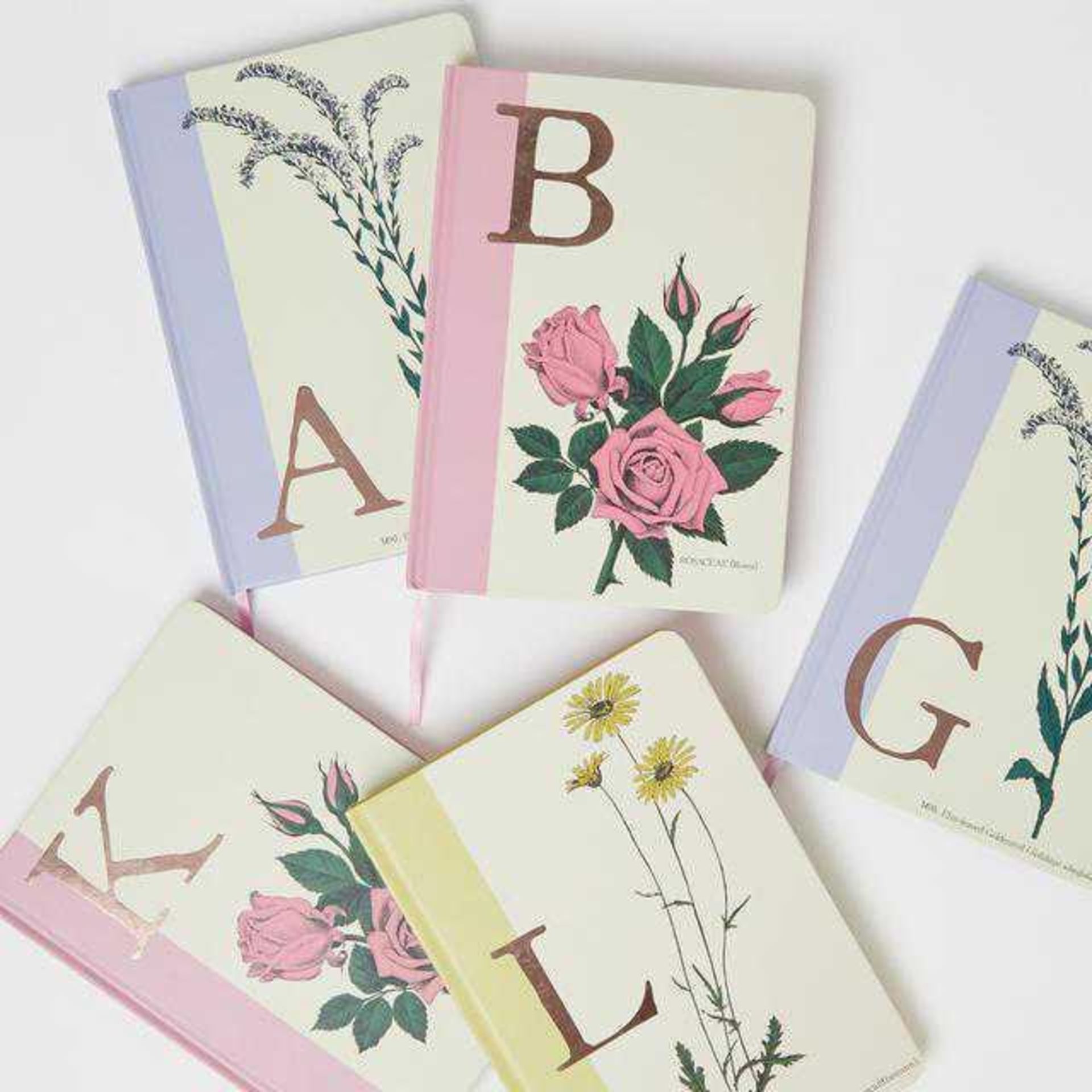 RRP £100 Lot To Contain 10 Brand New Tagged Notebooks Sweet Botanica
