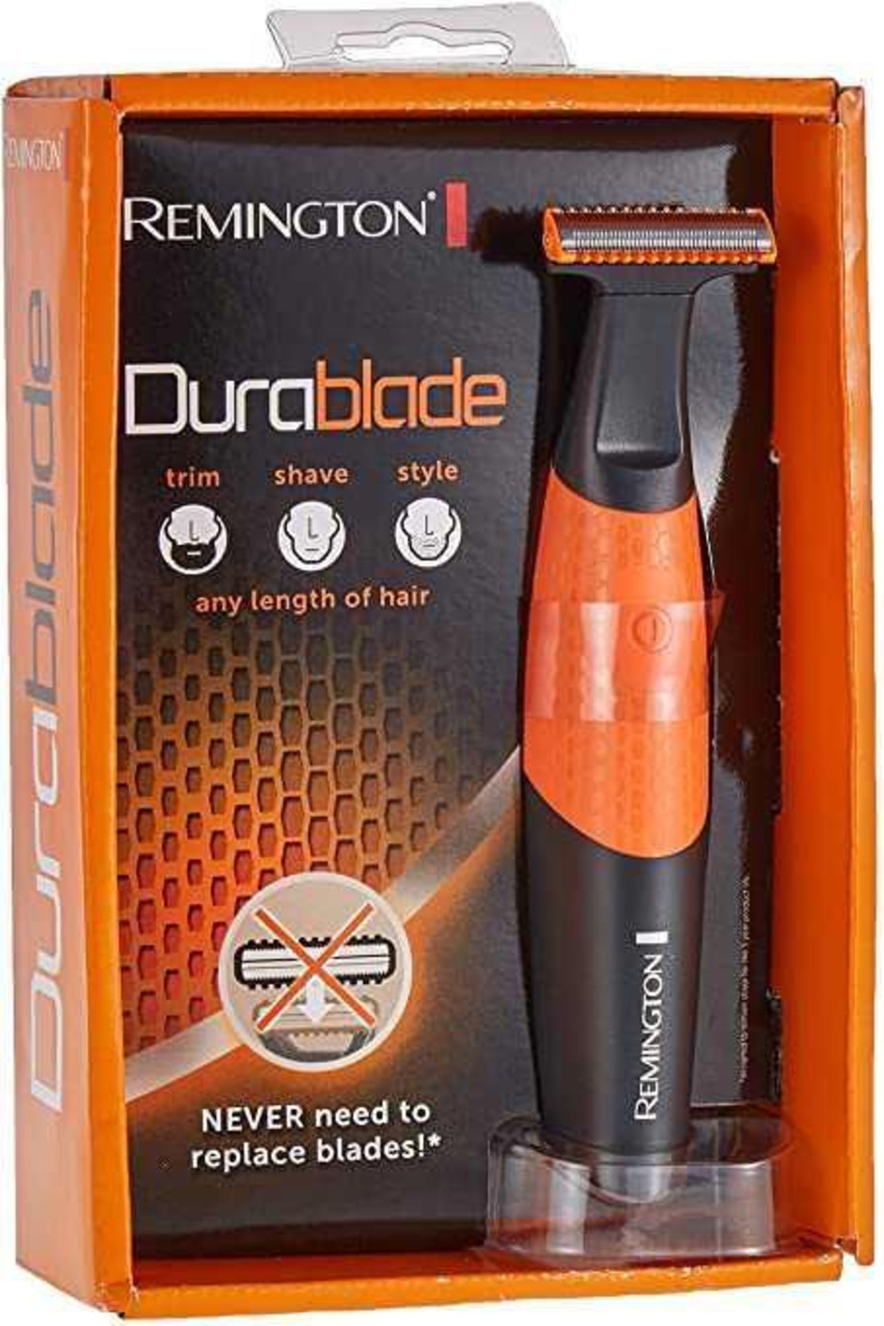 RRP £100 Lot To Contain 4 Boxed Remington Durablade Shaver For Trim, Shave And Style