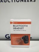 RRP £170 Lot To Contain 12 Boxed Brand New Sealed Intech Bluetooth Headsets