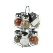 RRP £125 Lot To Contain Brand New Tagged 5 La Cucina Doro 10 Jar Spice Rack With Herbs & Spices