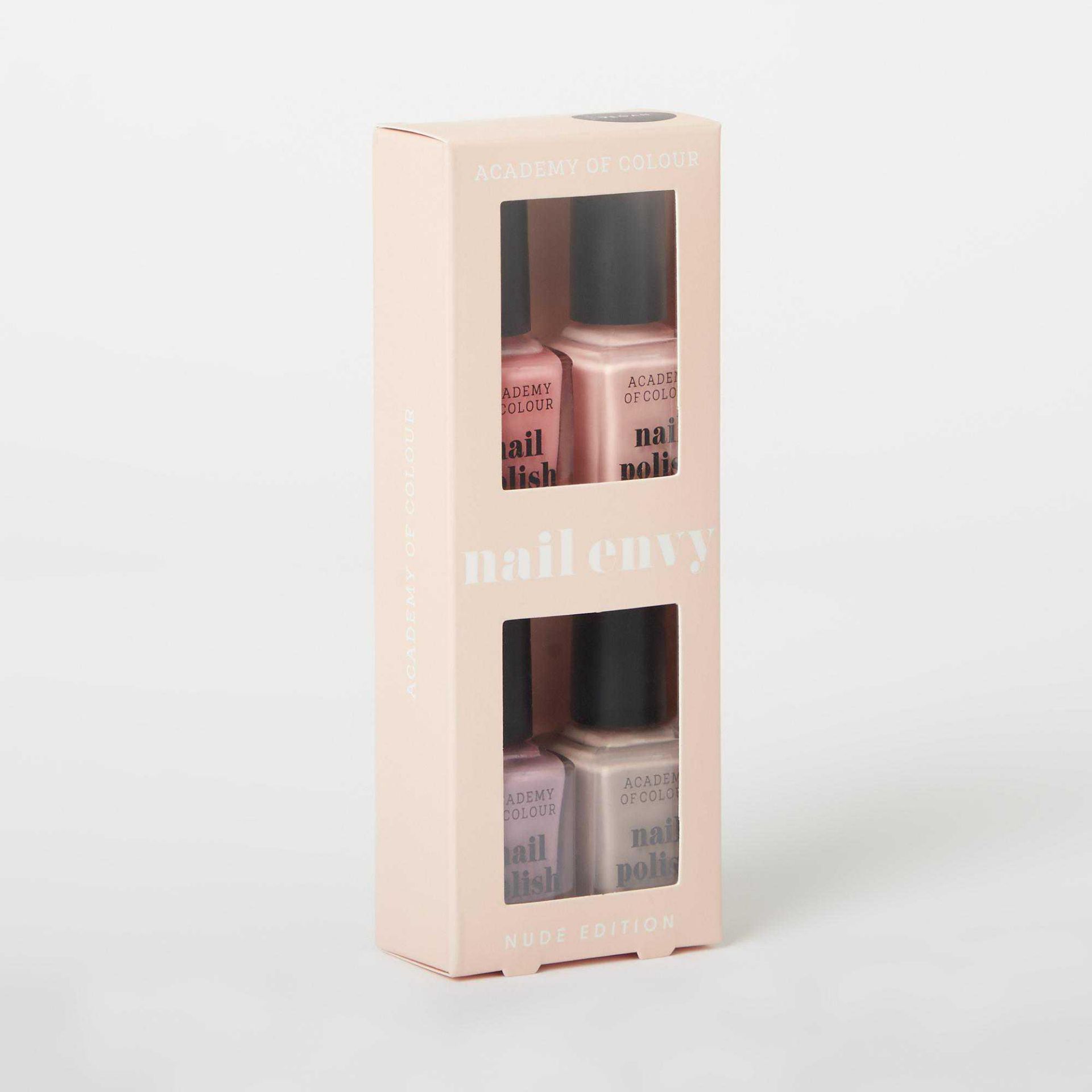 RRP £100 Lot To Contain 10 Brand New Boxed Academy Of Colour Nail Envy Nude Edition In Assorted Colo