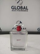 RRP £70 Unboxed Ex-Display Tester Bottle Of Dolce And Gabbana The One Sport 100Ml Perfume