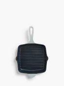 Combined RRP £160 Lot To Contain 2 John Lewis Cast Iron Square Grill Pans And A Pancake Pan
