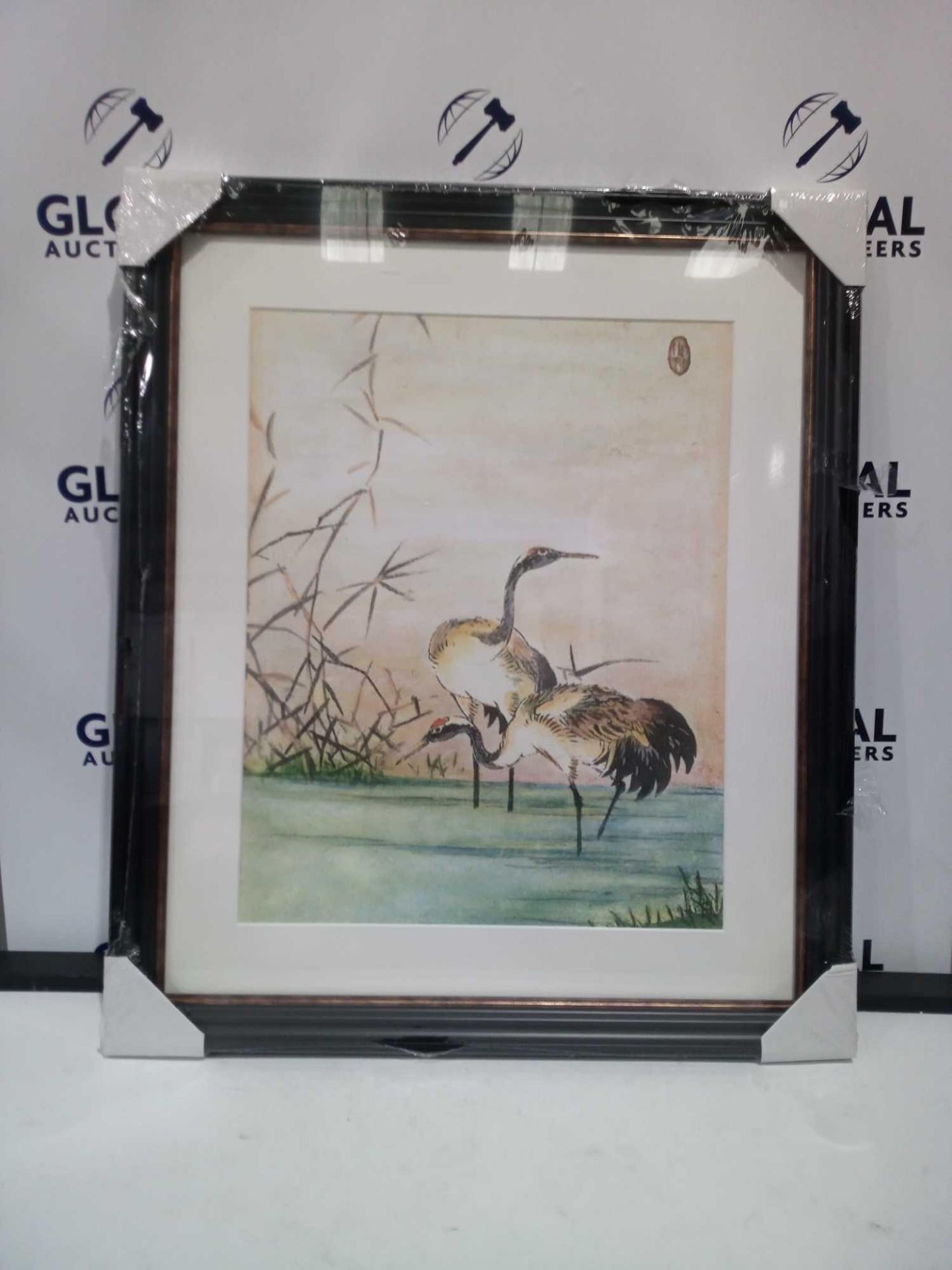 RRP £155 Sealed John Lewis Oriental Cranes I And Ii By Vision Studio Framed Prints