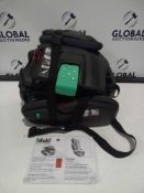 RRP £155 Bagged And Zipped Hi Fold Hf01-Gb Fit And Fold Booster Car Seat In Black And Green