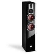 RRP £6,000 Boxed Dual Rubicon Pair Floor Standing Speakers In High Gloss Black