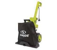 RRP £100 Boxed Sun Joe Indoor /Outdoor Push Blower Vacuum And Mulcher With Bag