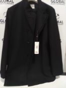 RRP £175 Unbagged John Lewis Kin Fur Coat In Navy Blue Size Xxl