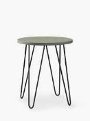 RRP £100 Boxed John Lewis Pin Leg Round Side Table