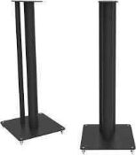 RRP £150 Boxed Q Acoustics Q3000Fsi Black Speaker Stands