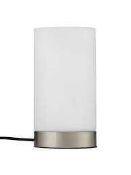 Combined RRP £140 Lot To Contain John Lewis Boxed Danny Touch Lamp In Brushed Nickel Finish And Elli