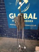 RRP £125 Unboxed John Lewis Stainless Steel Floor Lamp