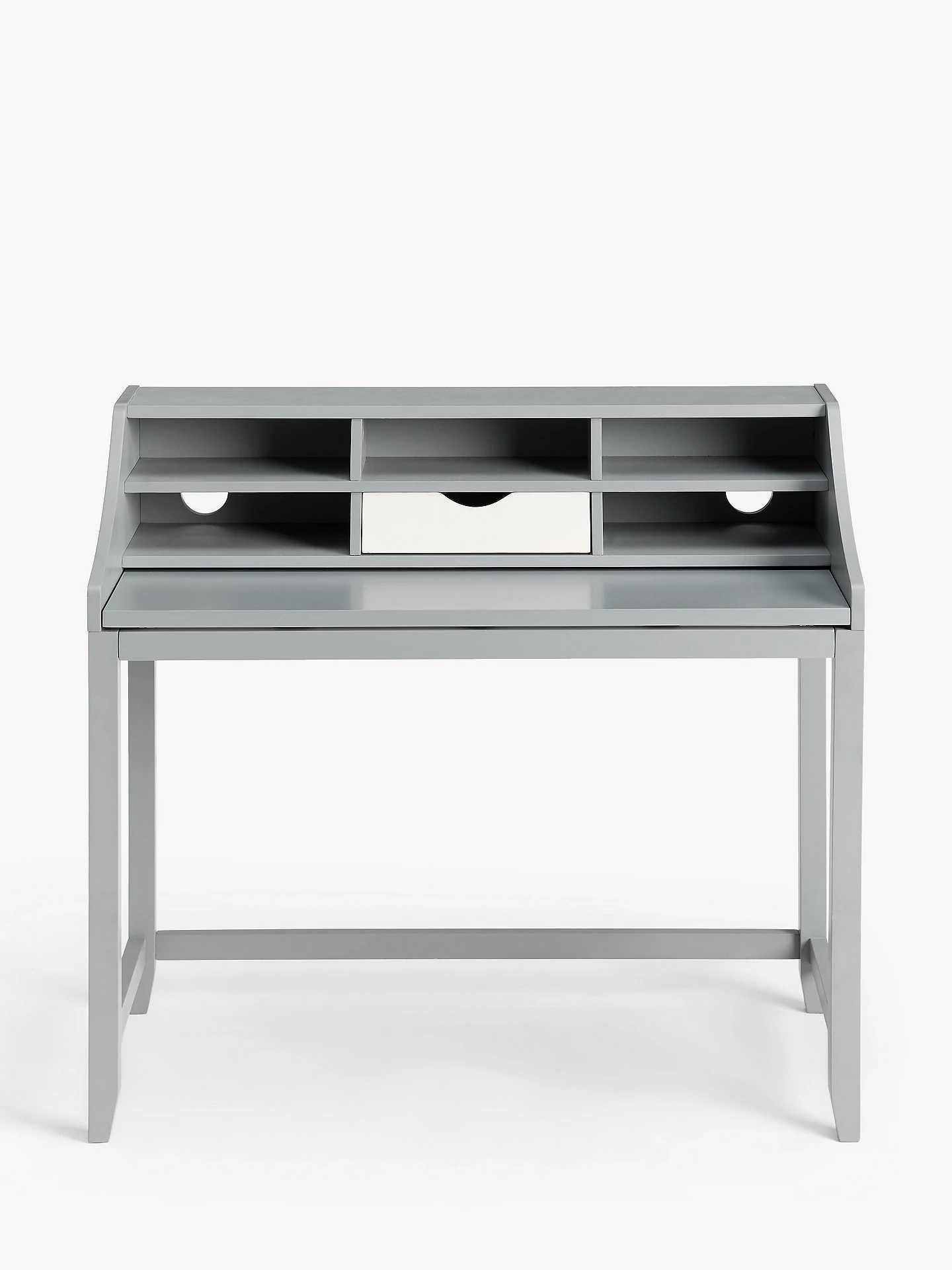 RRP £200 Boxed John Lewis Loft Desk Grey/White