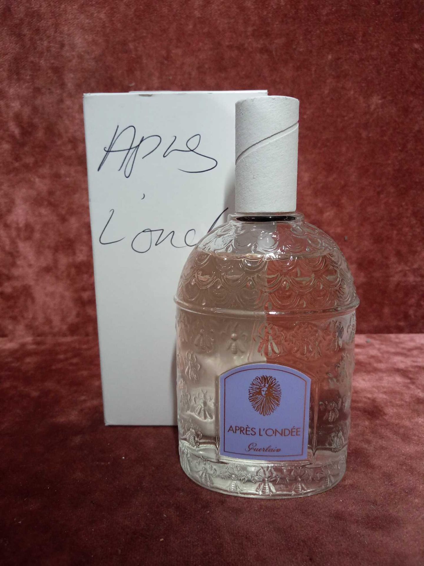 RRP £70 Boxed 100 Ml Tester Bottle Of Guerlain Apres L'Ondee Eau De Toilette Spray