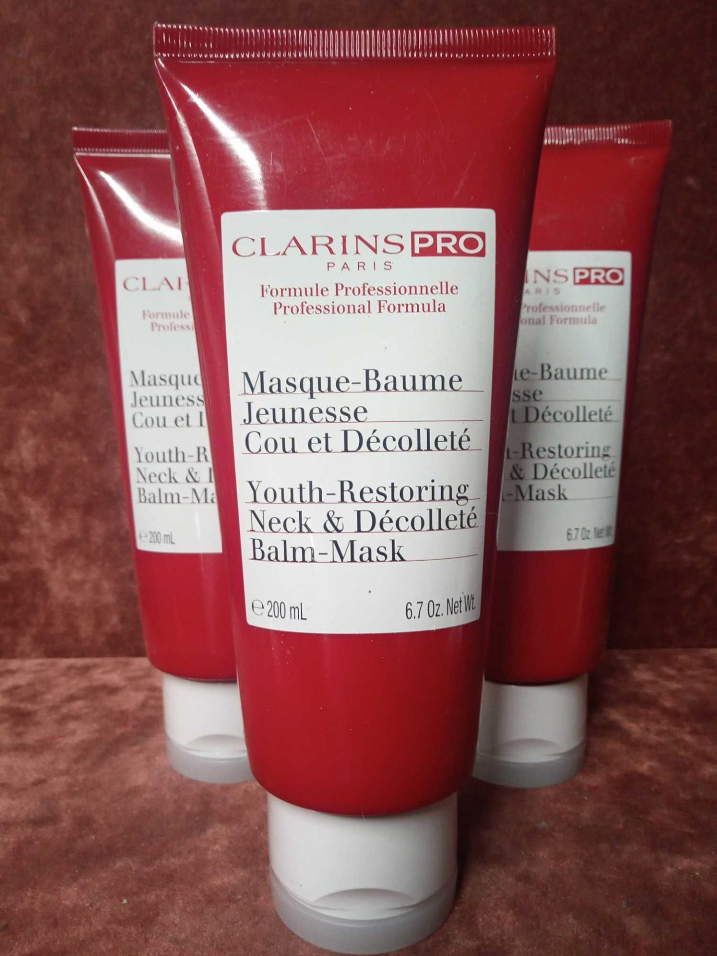 RRP £300 Gift Bag To Contain 3 Brand New Testers Of Clarins Pro Youth Restoring Neck And Decollete B