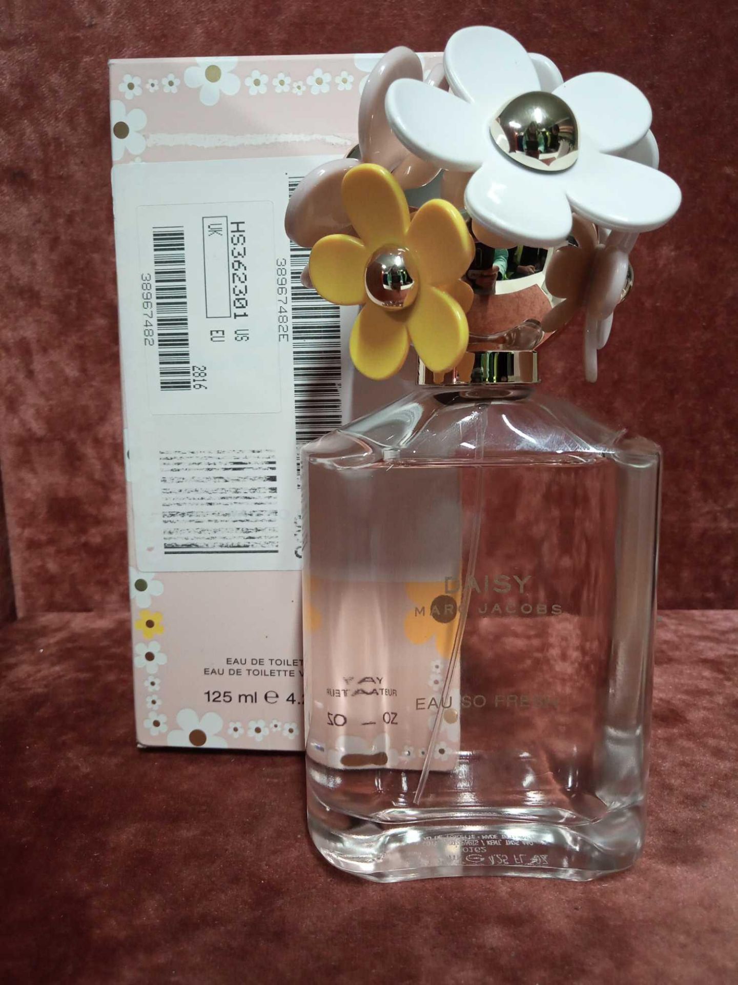 RRP £90 Boxed 125Ml Tester Bottle Of Marc Jacobs Daisy Eau So Fresh Eau De Toilette Spray