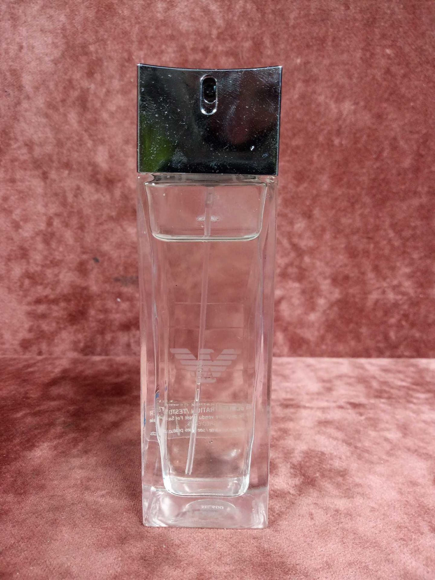 RRP £65 Unboxed 75 Ml Tester Bottle Of Emporio Armani Pour Homme Eau De Toilette Spray Ex-Display