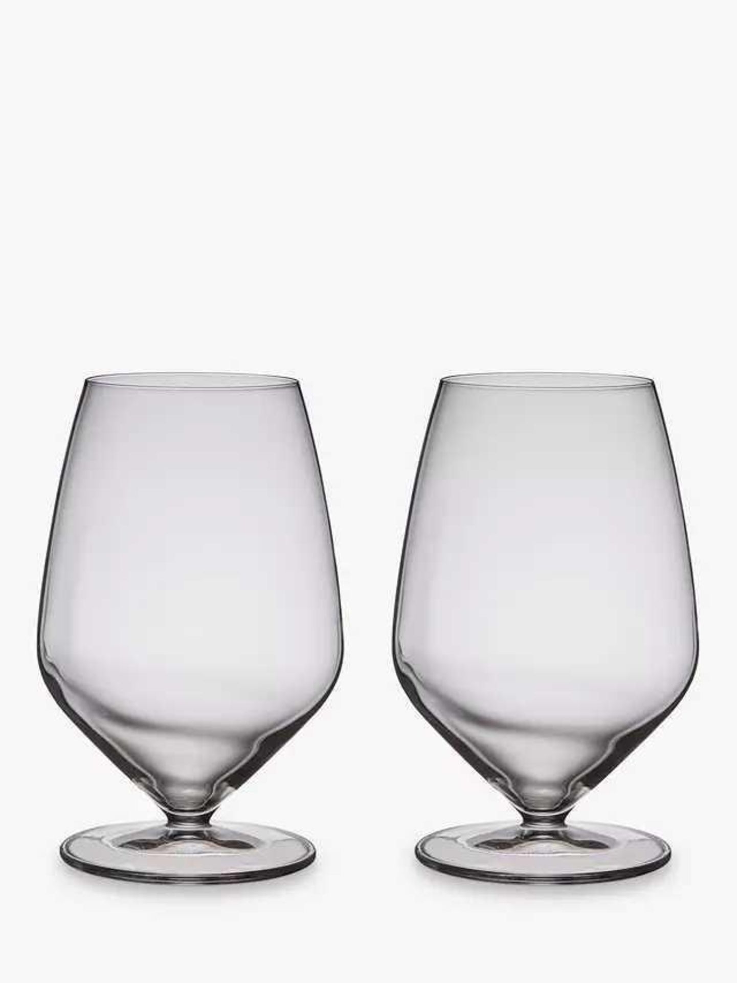 Combined RRP £180 Lot To Contain Six John Lewis Connoisseur For Beer 2X700Ml Beer Glasses