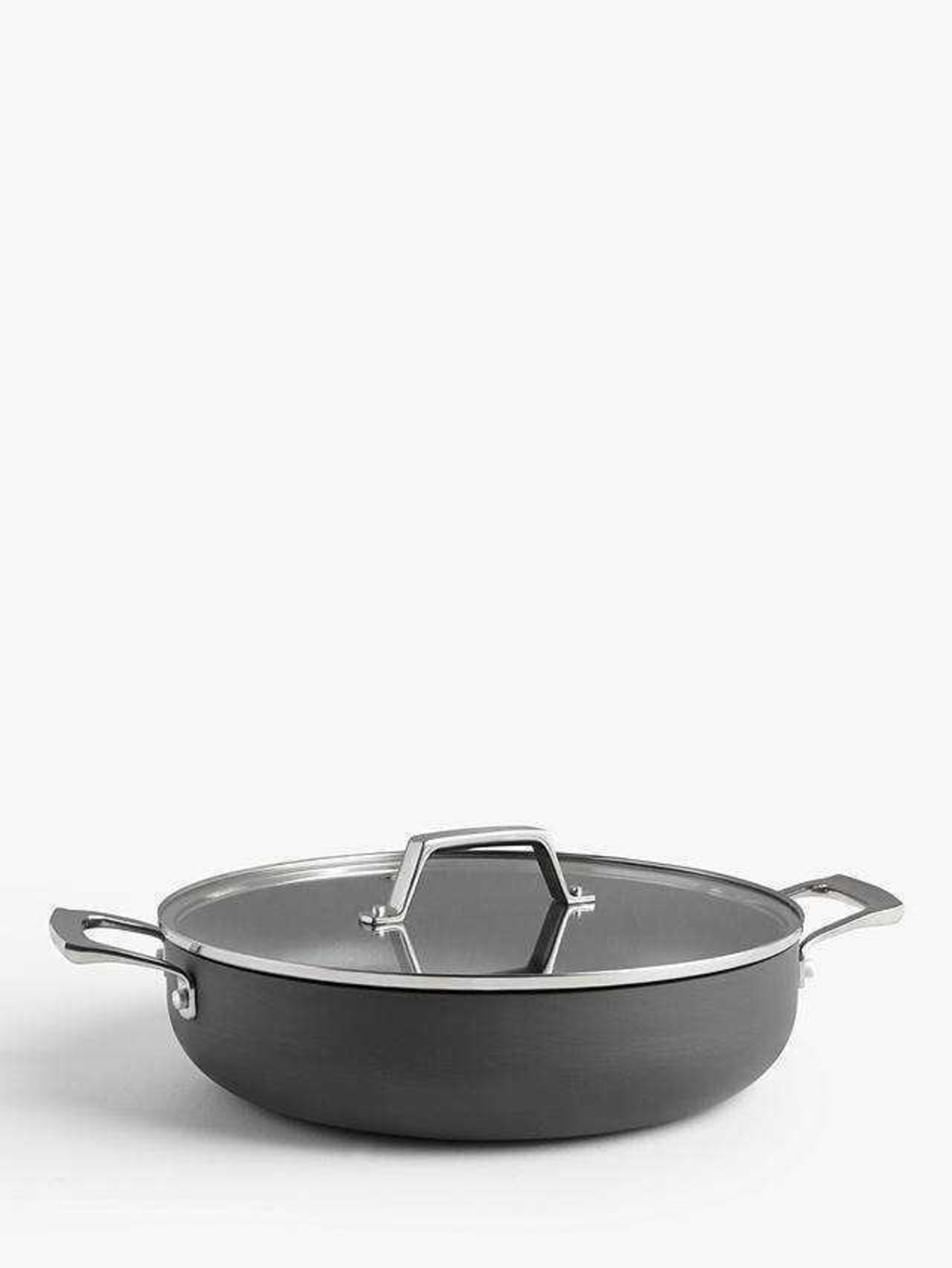 Combined RRP £155 Lot To Contain Two Unbagged John Lewis Non Stick Aluminium 30Cm Saute Pans With Li - Image 2 of 2