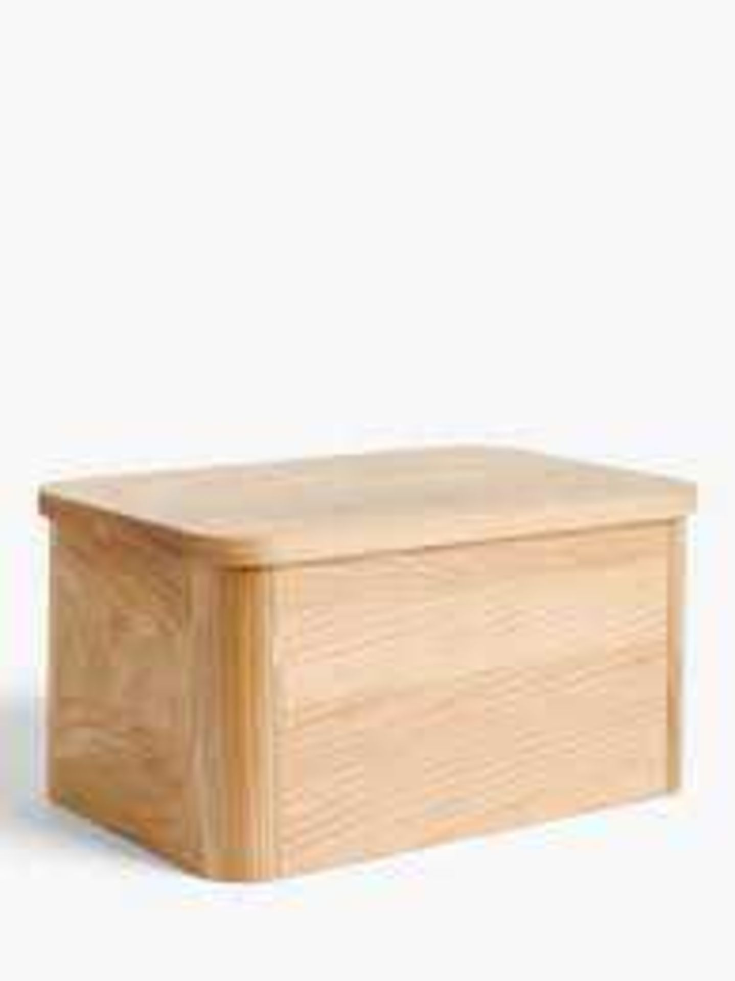 Combined RRP £130 Lot To Contain 2 John Lewis Wooden Oak Bread Binscombined RRP £130 Lot To Contain