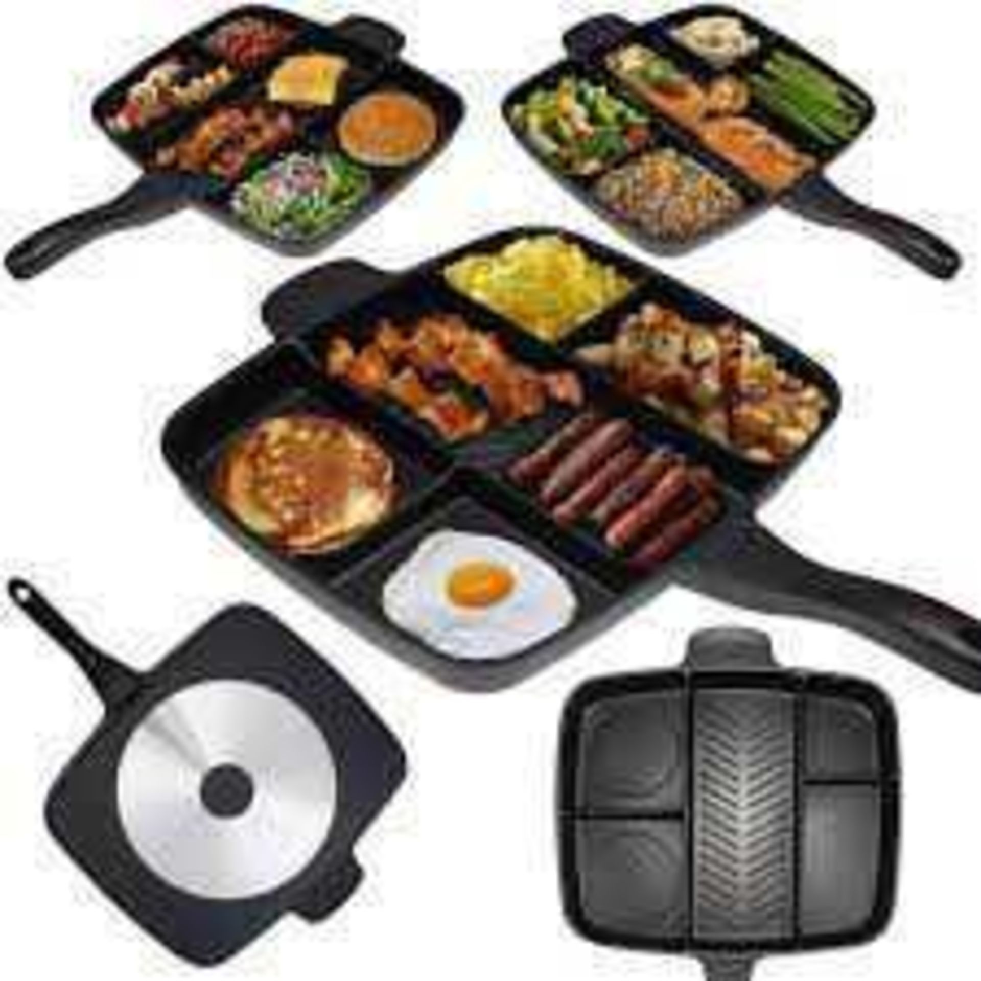 Combined RRP £180 Lot To Contain 6 Boxed The Ultimate All Day Breakfast Pan