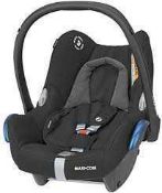 RRP £200 Unboxed Maxi Cosi Pebble Pro I Size Baby Car Seat In Essential Black