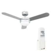 RRP £110 Boxed 106Cm Taurus 3 Blade Ceiling Fan With Remote