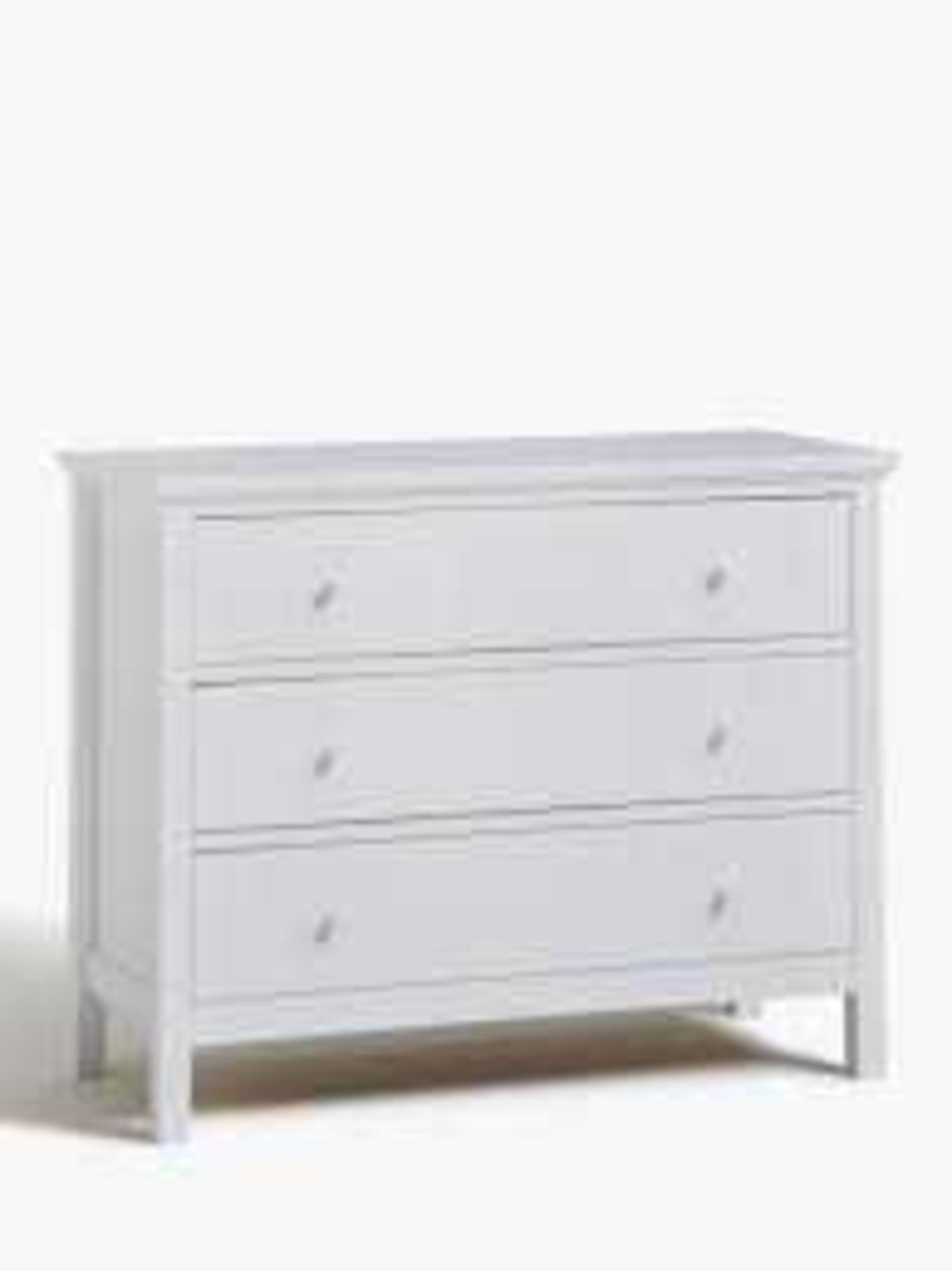 RRP £900 Boxed Wilton 3-Drawer Chest Grey