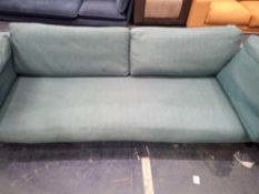 RRP £1299 Munich Two Seater Sofa In Ink Easy Velvet