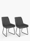 RRP £150 Each Unboxed John Lewis Brooks Bar Chairs