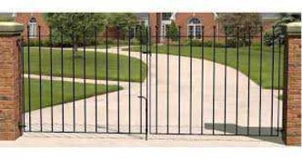 RRP £230 Ball Top Driveway Metal Garden Gates