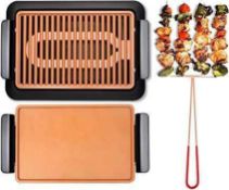 RRP £50 Boxed Each Electric Smoke-Less Grill By Gotham Steel