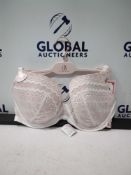 RRP £30 Each Ted Baker Signature Lace Plunge Bra In Ivory