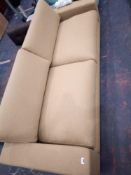 RRP £1319 Swoon Evesham Mto Three-Seater Sofa In Mustard Wool