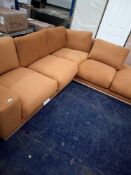 RRP £2099 Denver Mto Right Hand Corner Sofa In Turmeric Wool