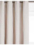 RRP £120 Bagged John Lewis Textured Weave Lily Eyelet Curtains 228X228Cm