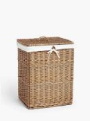 RRP £70-£75 Each John Lewis Assorted Hand Crafted Woven Wicker Laundry Baskets