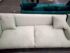 RRP £1549 Chorley Mto Three-Seater Sofa In Jade Linen Cotton