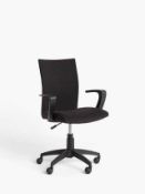 RRP £100 Boxed John Lewis Gerrard Office Chair In Black