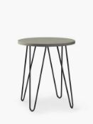 RRP £100 John Lewis Stone Top Small Round Side Table