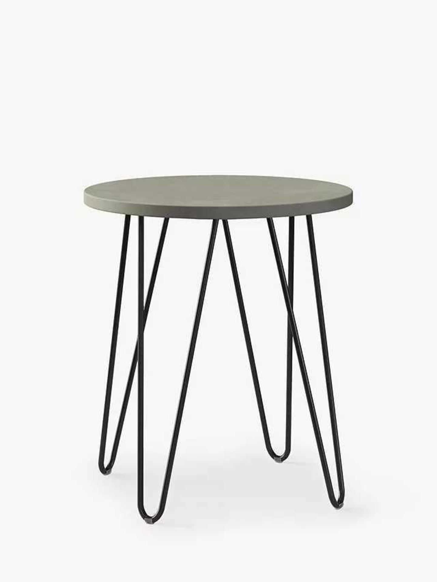 RRP £100 John Lewis Stone Top Small Round Side Table