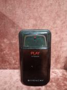 RRP £90 Unboxed 100Ml Tester Bottle Of Givenchy Play Intense Pour Homme Eau De Toilette Spray Ex-Dis