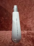 RRP £75 Unboxed 90Ml Tester Bottle Of Issey Miyake L'Eau D'Issey Pure Eau De Toilette Spray Ex-Displ