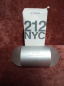 RRP £90 Boxed 100Ml Tester Bottle Of Carolina Herrera 212 Nyc Eau De Toilette Spray Ex-Display