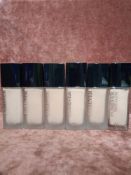 RRP £240 Gift Bag To Contain 6 Tester Of Dior Forever Skin Care Foundation In Assorted Shades 30 Ml