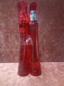 RRP £120 Lot To Contain 3 Unboxed 50Ml Tester Bottles Of Flowerby Kenzo Red Edition Eau De Toilette