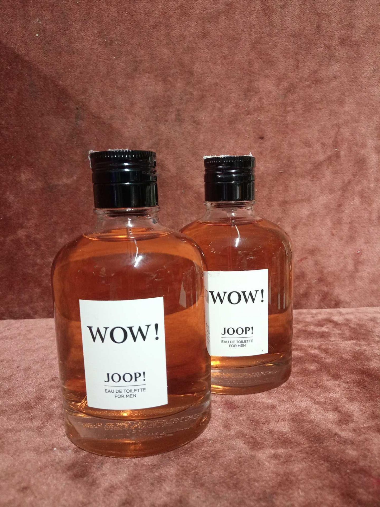 RRP £80 Lot To Contain 2 Unboxed 100Ml Testers Bottle Of Joop! Wow! For Men Eau De Toilette Spray Ex