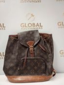 RRP £1100 Louis Vuitton Montsouris Monogram Canvas Shoulder Bag Aao7653, Grade B (Appraisals