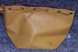 RRP £1,200 Louis Vuitton Noe Yellow Shoulder Bag, Epi Yellow Calf Leather 24X26X18Cm (Production